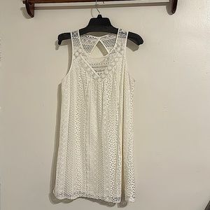 White lace dress